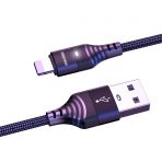 Кабель Lightning KAKUSIGA KSC-327 (Черн./Красн.)