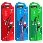 Кабель Lightning KAKUSIGA KSC-458 (Черн./Красн.)