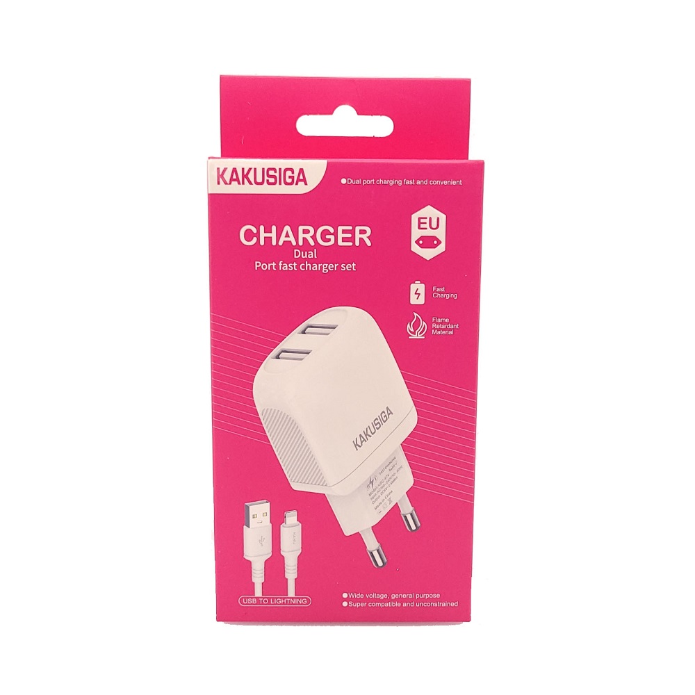 СЗУ KAKUSIGA KSC-694 + Lightning (Черн./Бел.) СЗУ KAKUSIGA KSC-694 + Lightning (Черн./Бел.)