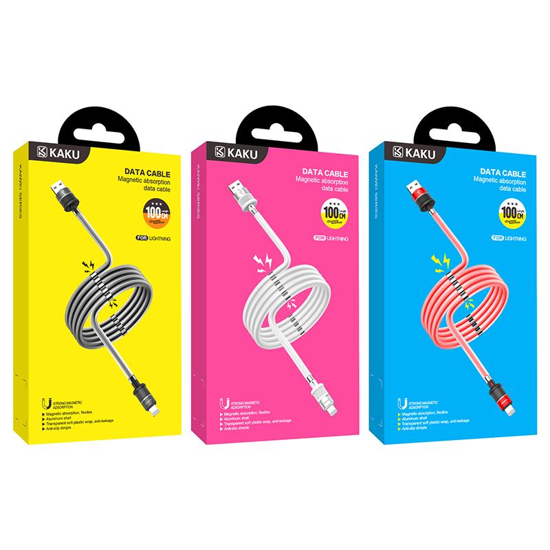 Кабель Lightning KAKUSIGA KSC-350 (Черн./Бел.) Кабель Lightning KAKUSIGA KSC-350 (Черн./Бел.)