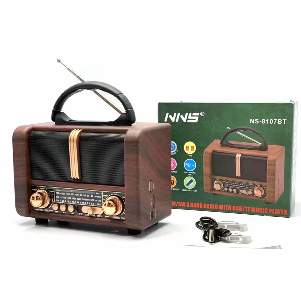 Портативная FM колонка NS-8107BT Портативная FM колонка NS-8107BT