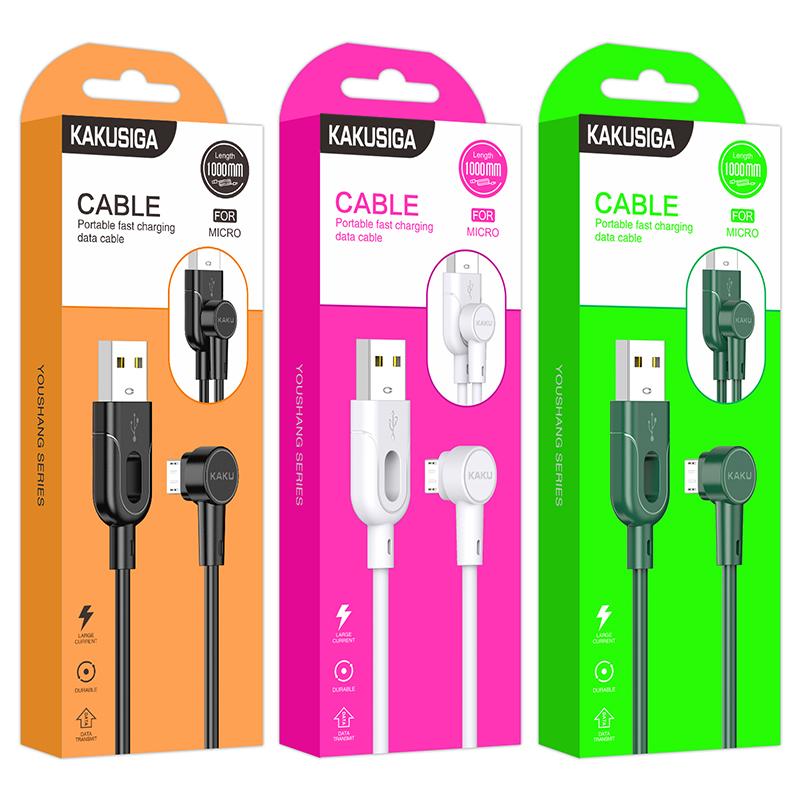 Кабель Micro KAKUSIGA KSC-374 (Черн./Бел.) Кабель Micro KAKUSIGA KSC-374 (Черн./Бел.)