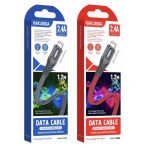 Кабель Lightning KAKUSIGA KSC-954 (Черн./Красн.)