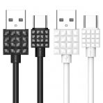 Кабель Type-C KAKUSIGA KSC-328 (Черн./Бел.)