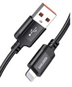 Кабель Lightning KAKUSIGA KSC-810 (Черн./Бел.)