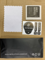 Салфетки+СТИКЕРЫ для стекол (черные)