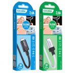 Кабель Lightning KAKUSIGA KSC-810 (Черн./Бел.)