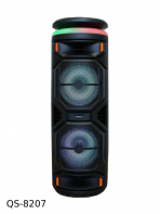 Акустическая колонка QS-8207 (Беспроводной микрофон)