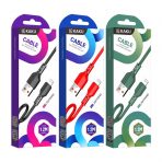 Кабель Lightning KAKUSIGA KSC-452 (Черн./Красн.)