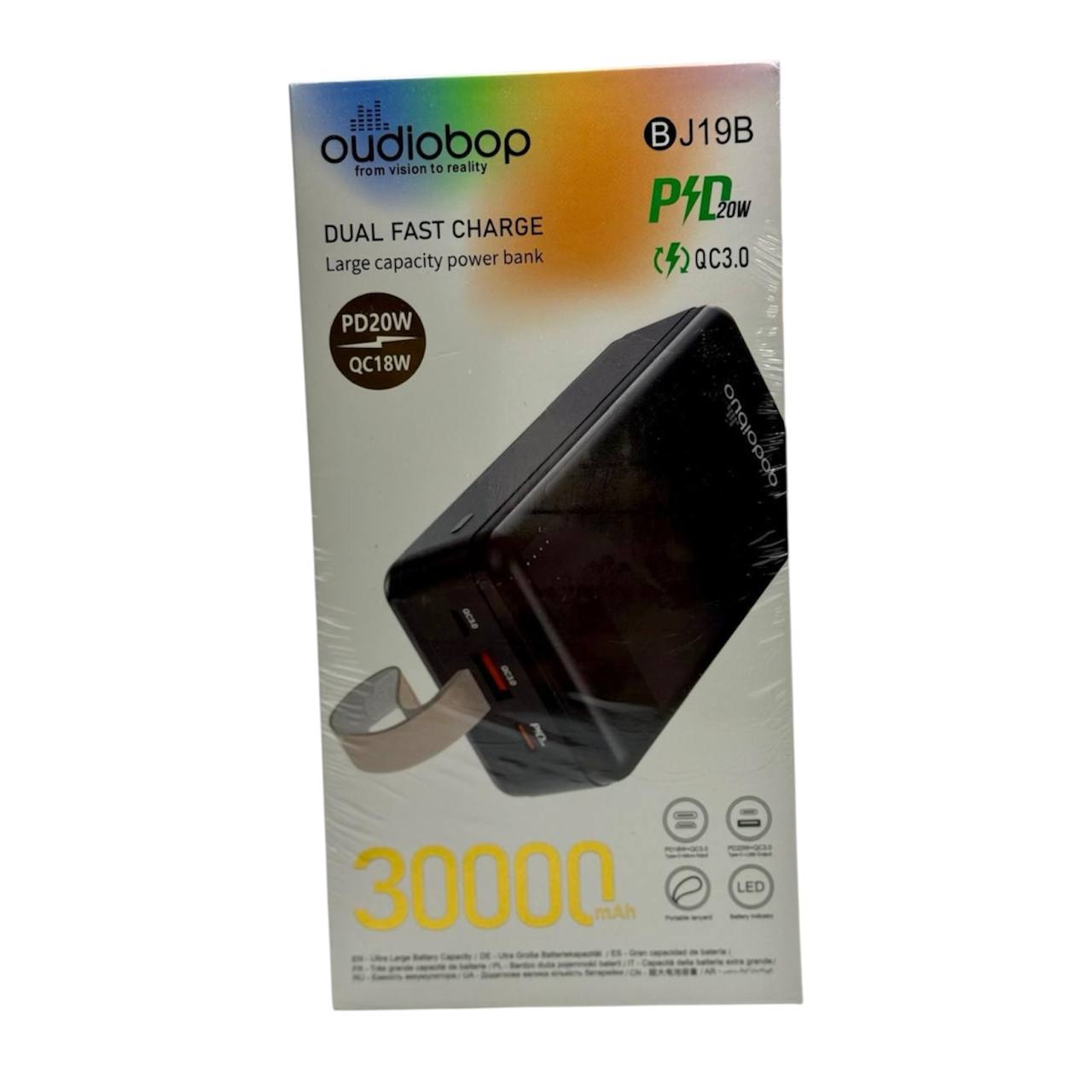 Power Bank 30000mAh oudiobop BJ19B Power Bank 30000mAh oudiobop BJ19B