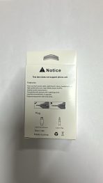 Переходник AUX to lightning черный