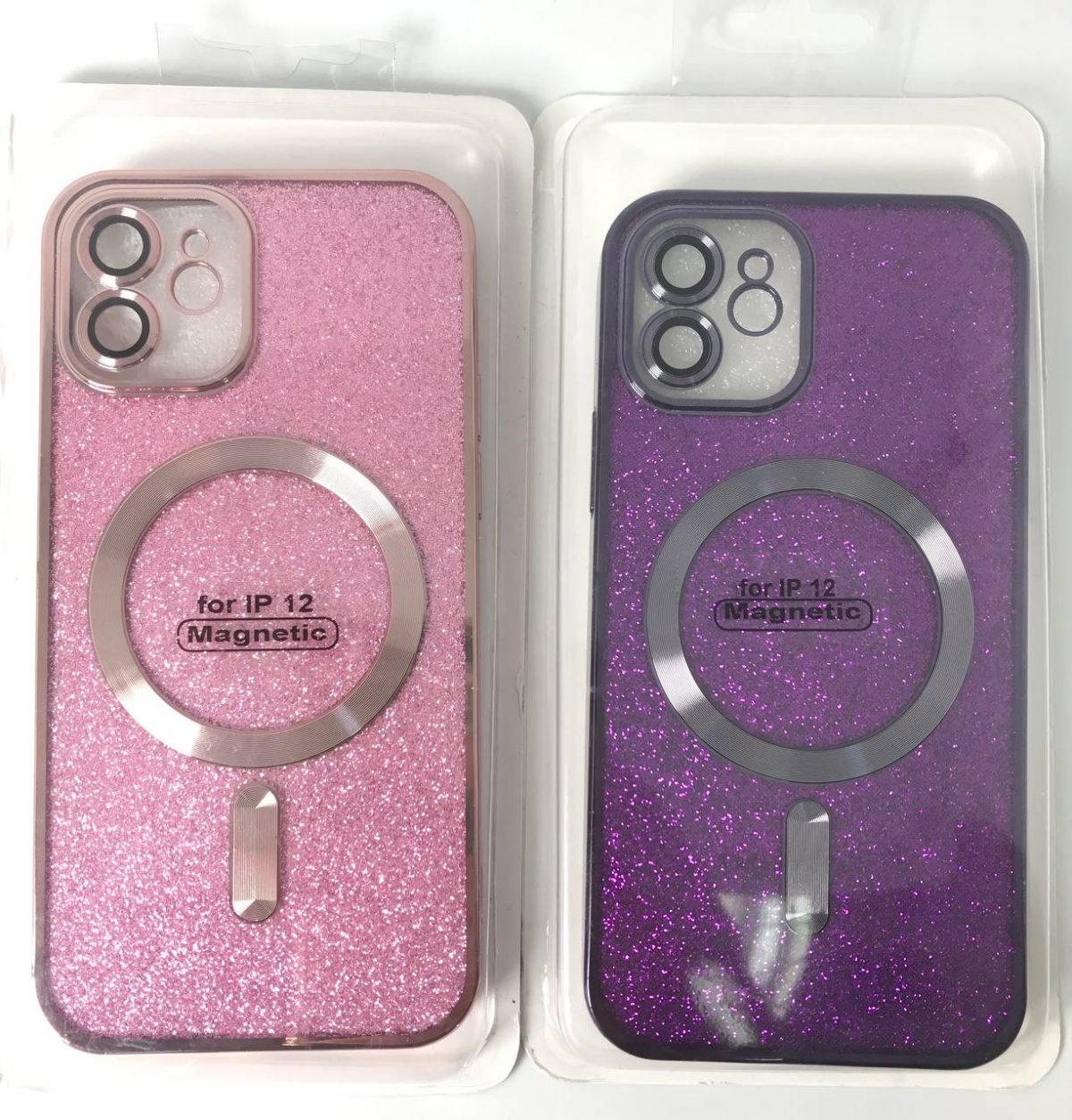 Чехол Magnetic блестящий на Iphone 12