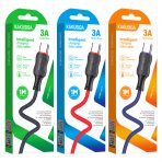 Кабель Type-C KAKUSIGA KSC-807 (Черн./Красн./Синий)