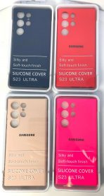 Чехол Silicone Cover на Samsung S23 Ultra
