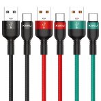 Кабель Type-C KAKUSIGA KSC-431 (Черн./Красн.)