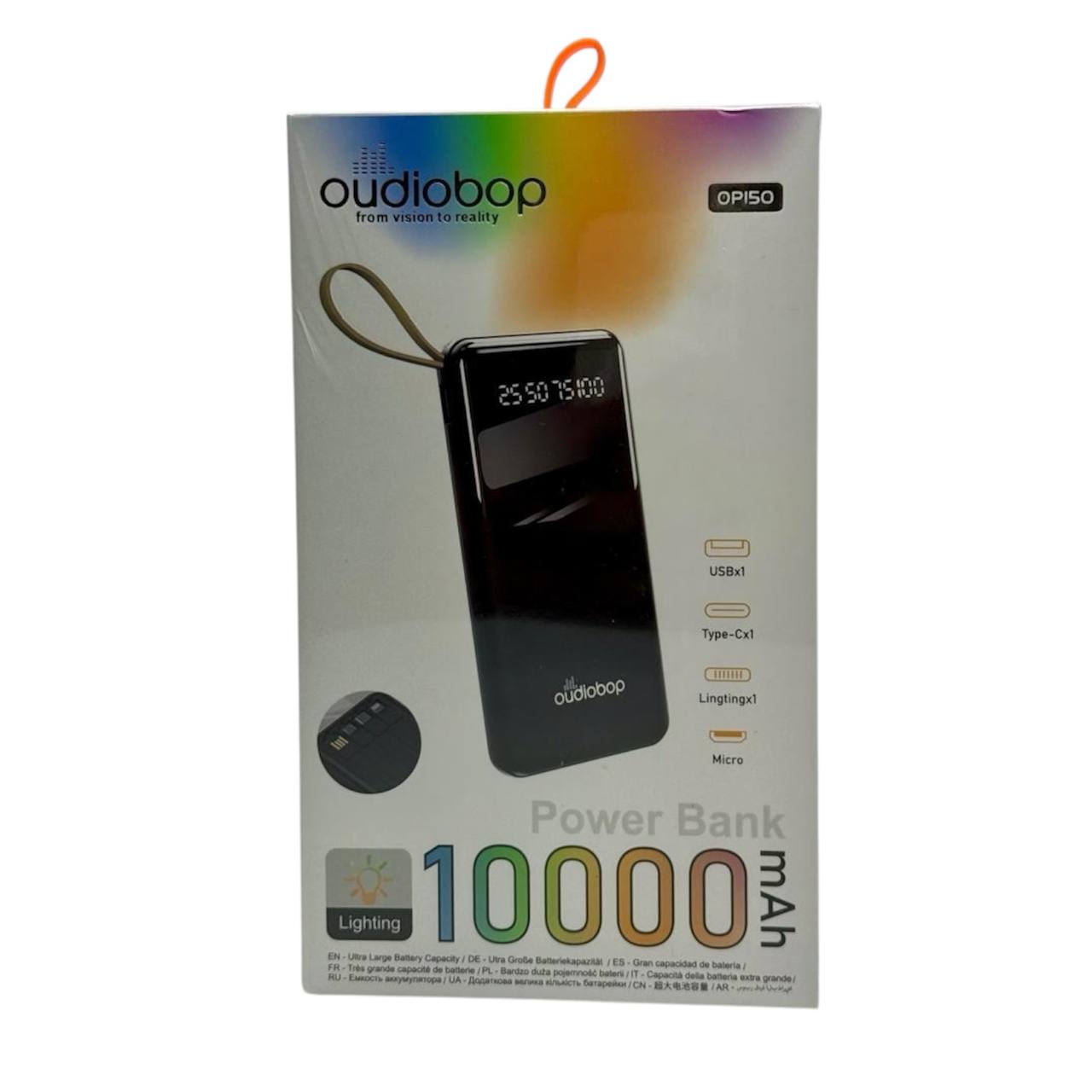 Power Bank 10000mAh oudiobop OP-150 Power Bank 10000mAh oudiobop OP-150