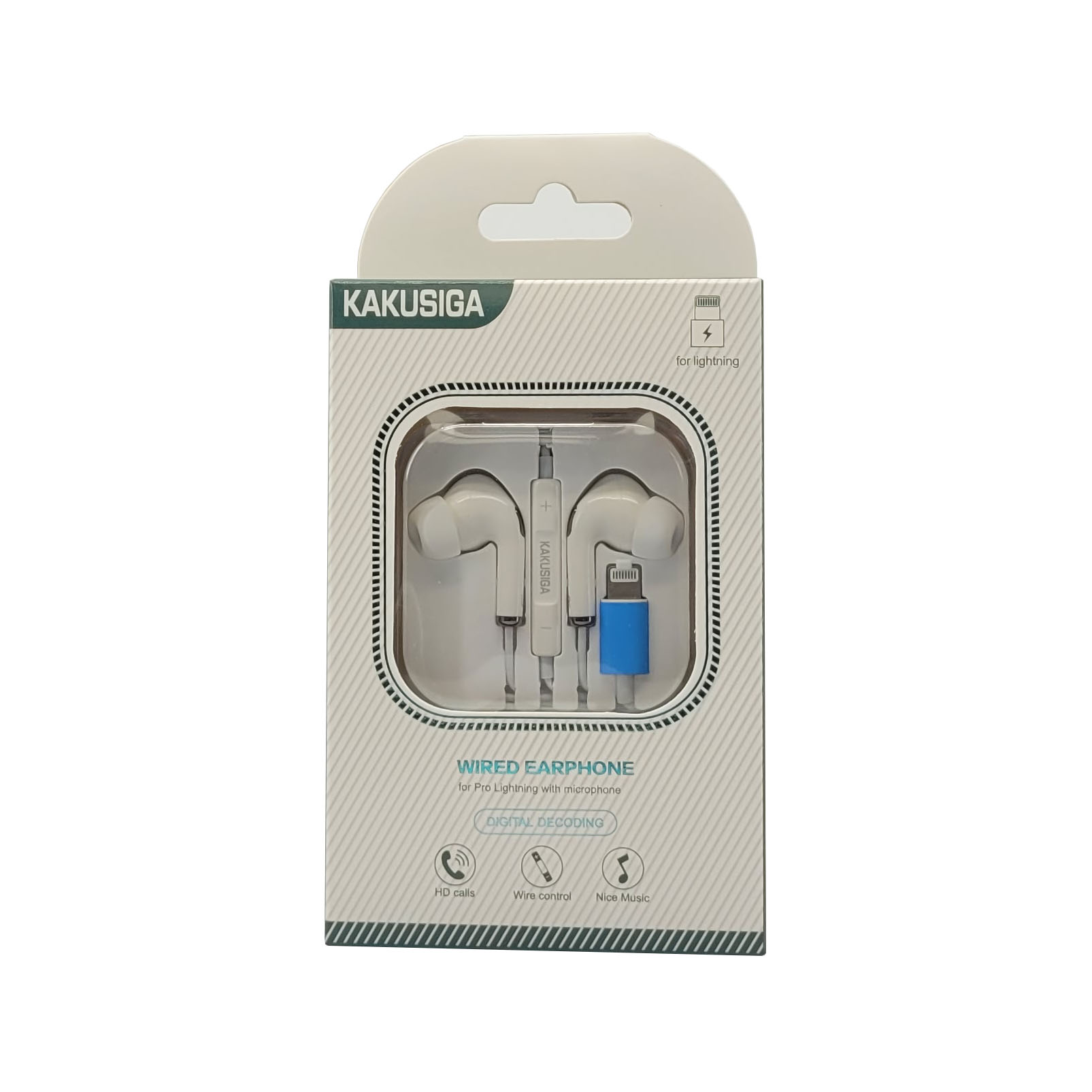 Проводные наушники KAKUSIGA KSC-729 (Lightning) (Бел.) Проводные наушники KAKUSIGA KSC-729 (Lightning) (Бел.)