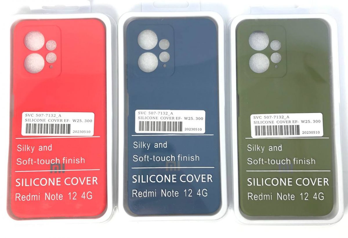 Чехол Silicone Cover на Redmi note 12 (4G)