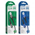 Кабель Lightning KAKUSIGA KSC-724 (Син./Черн.)