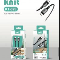 Кабель Type-C to Lightning Knit KT-025