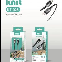 Кабель Type-C to Lightning Knit KT-026