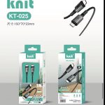 Кабель Type-C to Type-c Knit KT-025