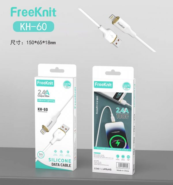 Кабель FreeKnit lightning KH-60