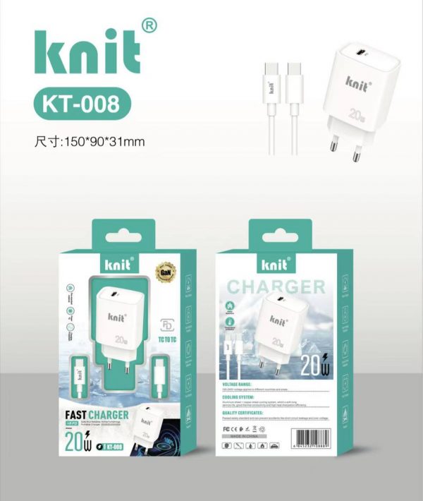 СЗУ Type-C to Type-C Knit KT-008