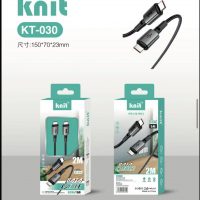 Кабель Type-C to Type-C Knit KT-030