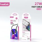 Зарядка Free Knit Type-C To Lighting KH-55