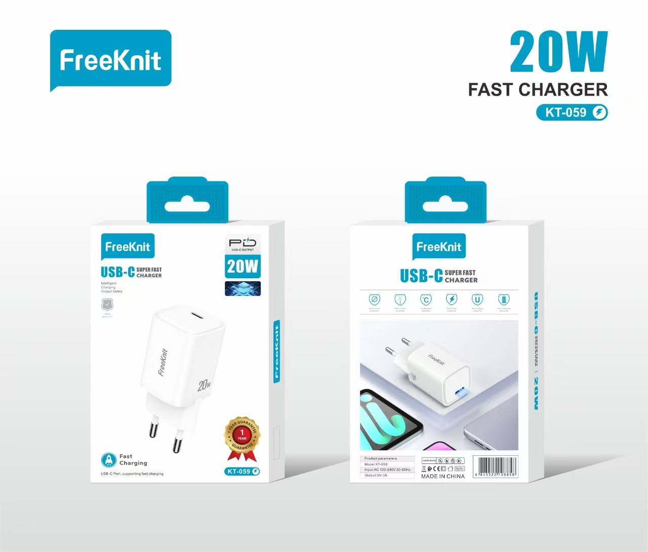 FreeKint блок KT-059 20W TYPE-C FreeKint блок KT-059 20W TYPE-C