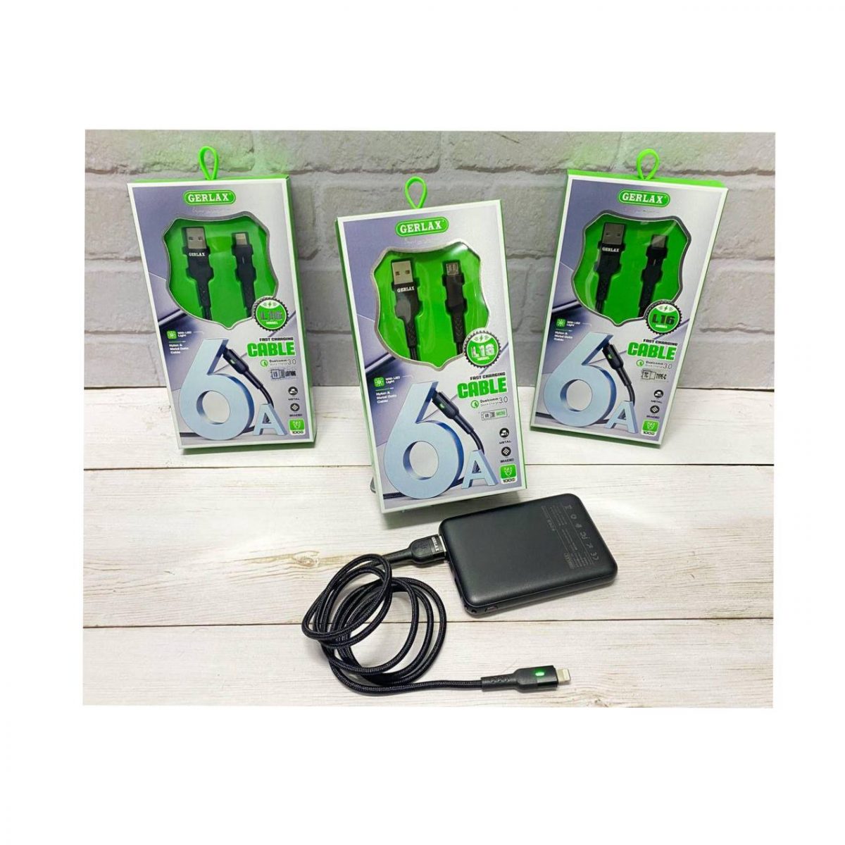Кабель GERLAX lightning L16 (1м)
