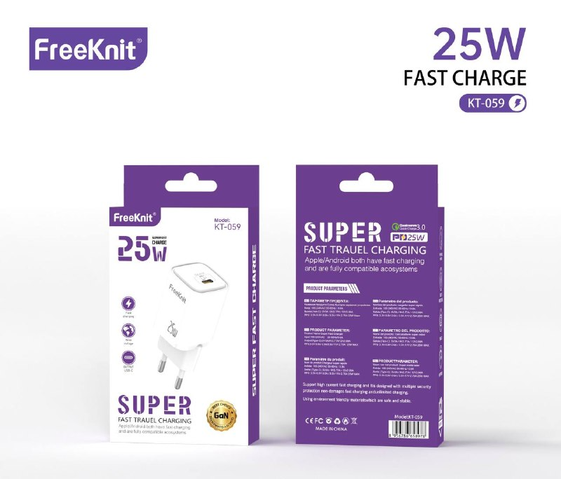 FreeKint блок KT-059 25W TYPE-C FreeKint блок KT-059 25W TYPE-C