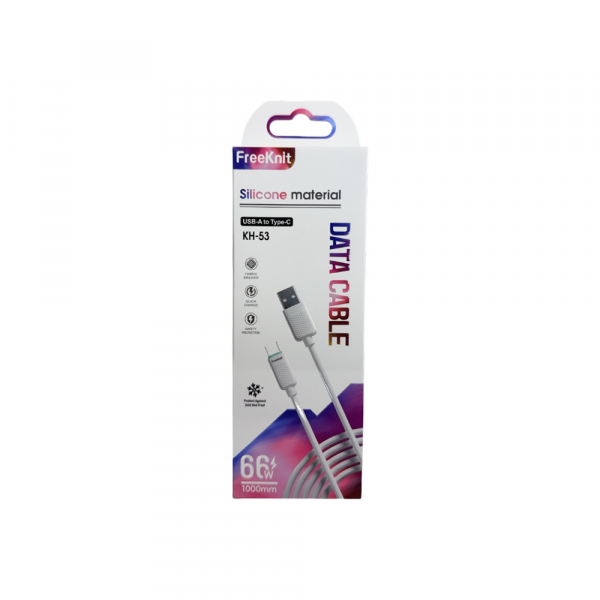 Кабель FreeKnit Type-C 66W KH-53