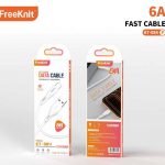 Кабель 1M FreeKnit 6A Type-C KT084