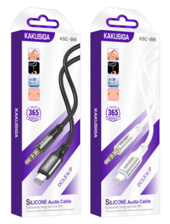 AUX переходник KAKUSIGA KSC-895 (Lightning-AUX) AUX переходник KAKUSIGA KSC-895 (Lightning-AUX)