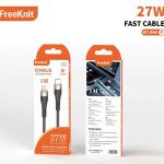 Кабель 1M FreeKnit 5A Type-C To Lighting KT064