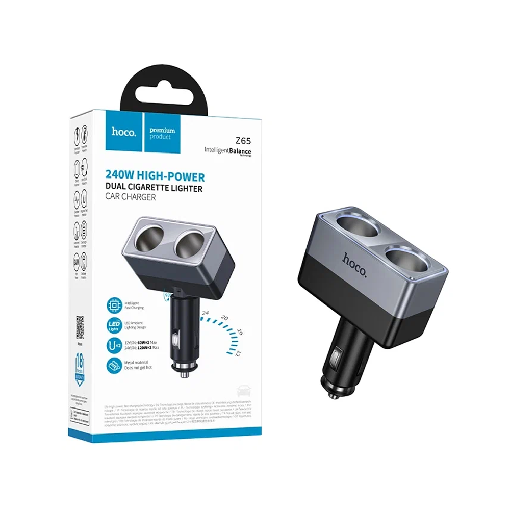 АЗУ блок Hoco Z65 Smart dual АЗУ блок Hoco Z65 Smart dual
